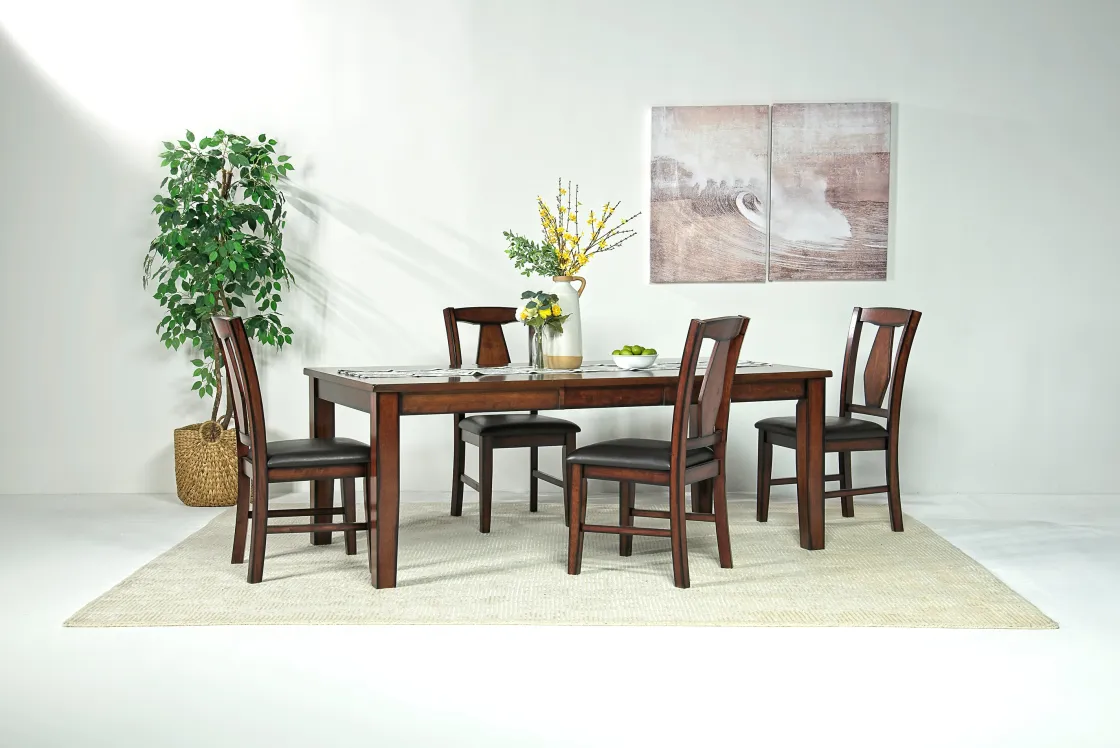 Mor Furniture Napa Extendable Dining Table In Brown