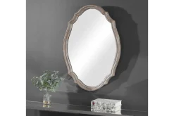 Mor Furniture Natural Accent Mirror In Brown