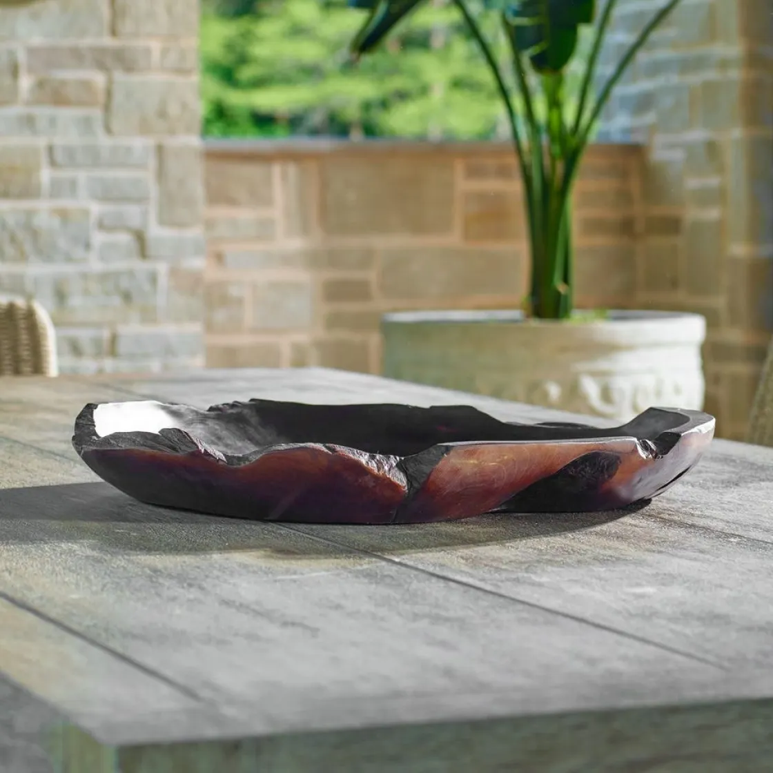 Mor Furniture Natures Edge Bowl In Brown