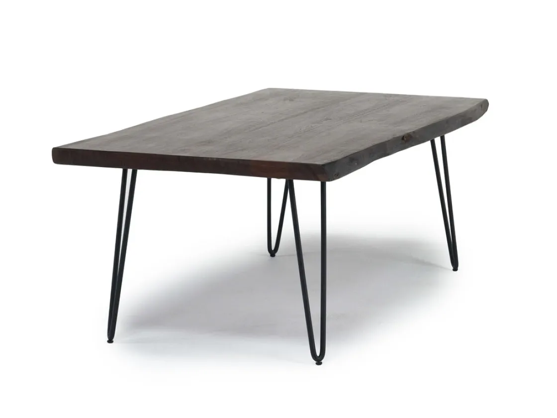 Mor Furniture Natures Edge Coffee Table In Chestnut/Black