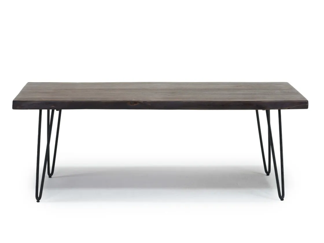 Mor Furniture Natures Edge Coffee Table In Chestnut/Black