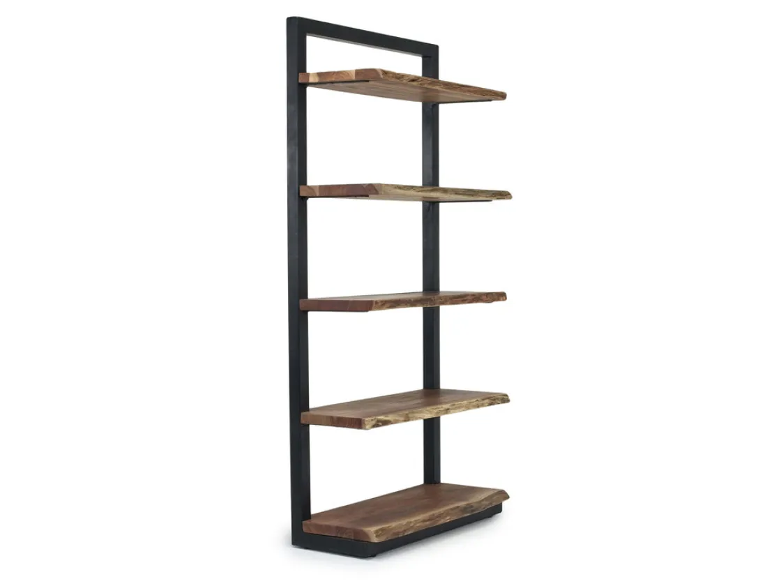 Mor Furniture Natures Edge 5-Shelf Bookcase In Brown