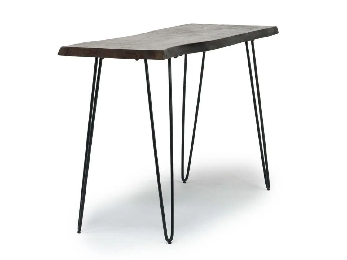 Mor Furniture Natures Edge Sofa Table Chestnut/Black