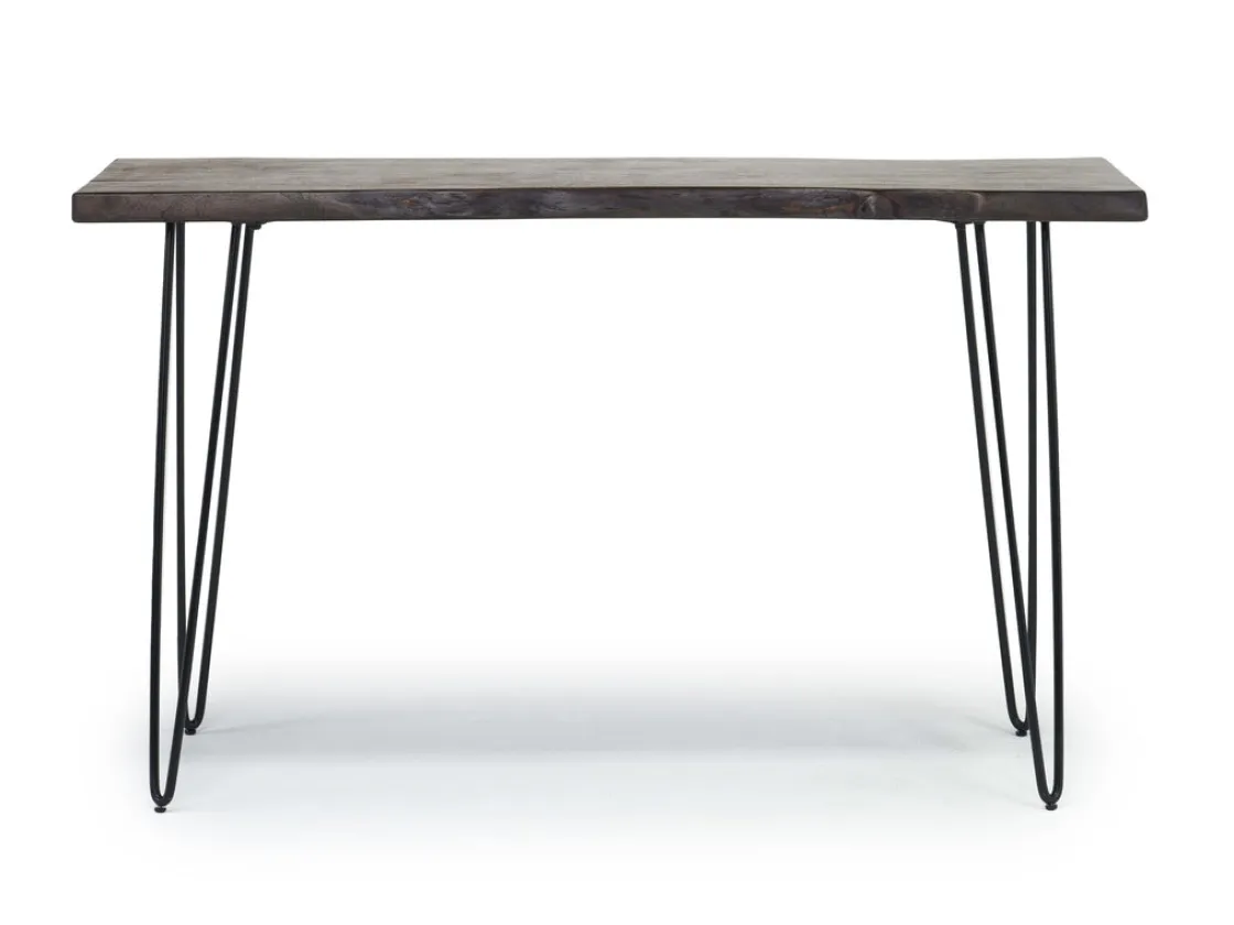 Mor Furniture Natures Edge Sofa Table Chestnut/Black