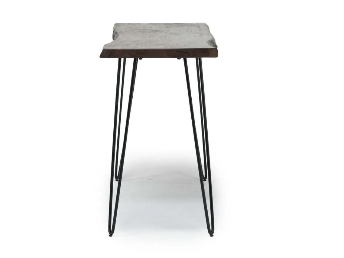 Mor Furniture Natures Edge Sofa Table Chestnut/Black