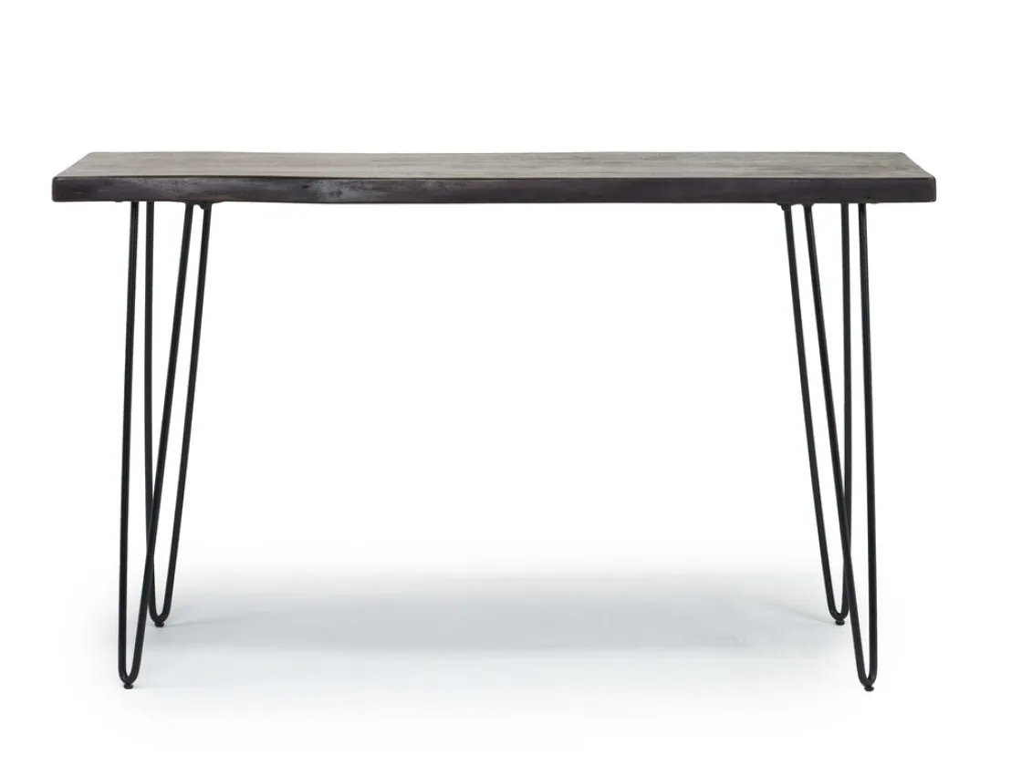 Mor Furniture Natures Edge Sofa Table Chestnut/Black