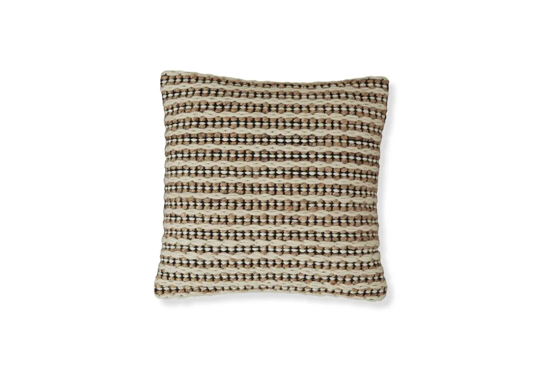 Mor Furniture Nealington Accent Pillow In Black/White/Brown