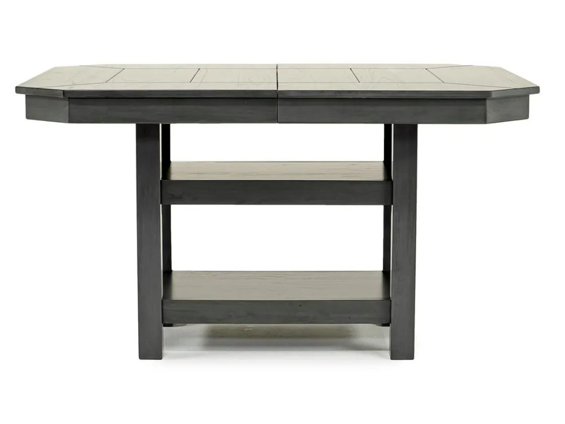 Mor Furniture New Haven Adjustable Height Extendable Dining Table In Brown