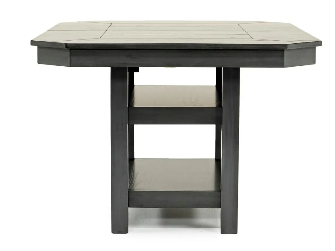 Mor Furniture New Haven Adjustable Height Extendable Dining Table In Brown