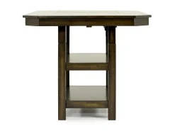 Mor Furniture New Haven Adjustable Height Extendable Dining Table In Brown