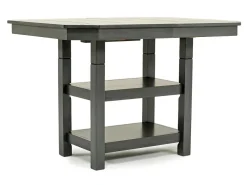 Mor Furniture New Haven Counter Height Adjustable Extendable Dining Table & 6 Stools In Brown