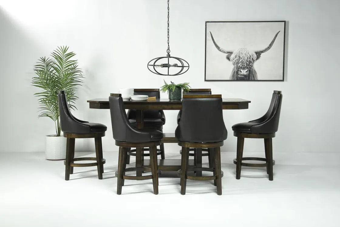 Mor Furniture New Haven Counter Height Stool In Brown