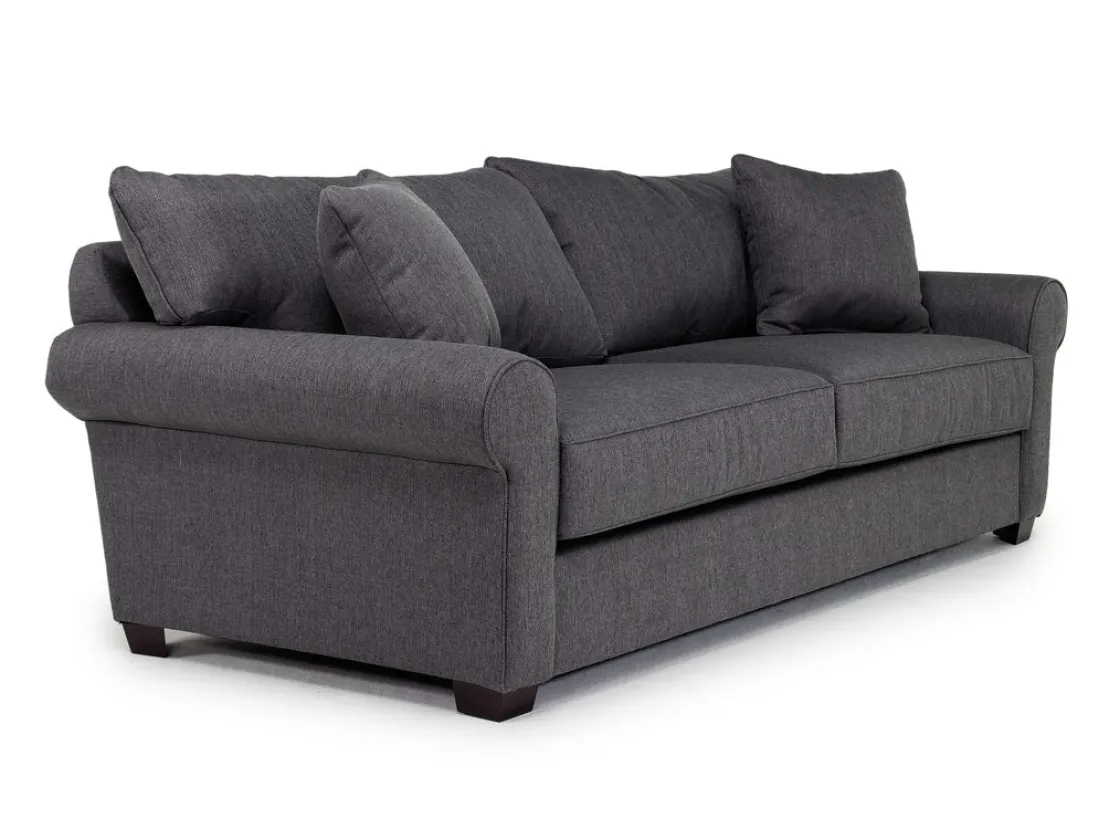 Mor Furniture Nicco Sofa In Zander Charcoal