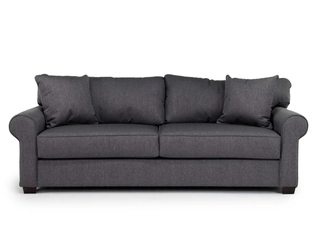Mor Furniture Nicco Sofa In Zander Charcoal