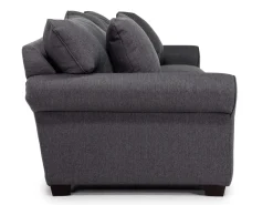 Mor Furniture Nicco Sofa In Zander Charcoal