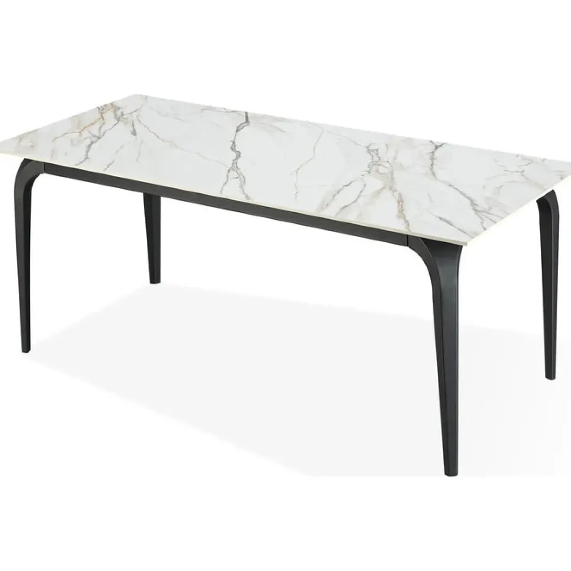 Mor Furniture Nicoya Dining Table In Black Sintered Stone