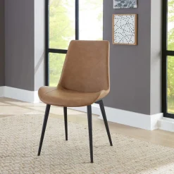 Mor Furniture Nicoya Side Chair In Brown, Set Of 2