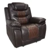 Mor Furniture Nikko Gliding Recliner In Brown