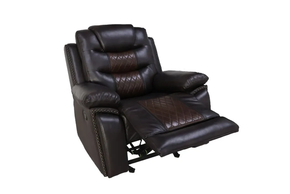 Mor Furniture Nikko Gliding Recliner In Brown