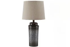 Mor Furniture Norbert Table Lamp In Gray