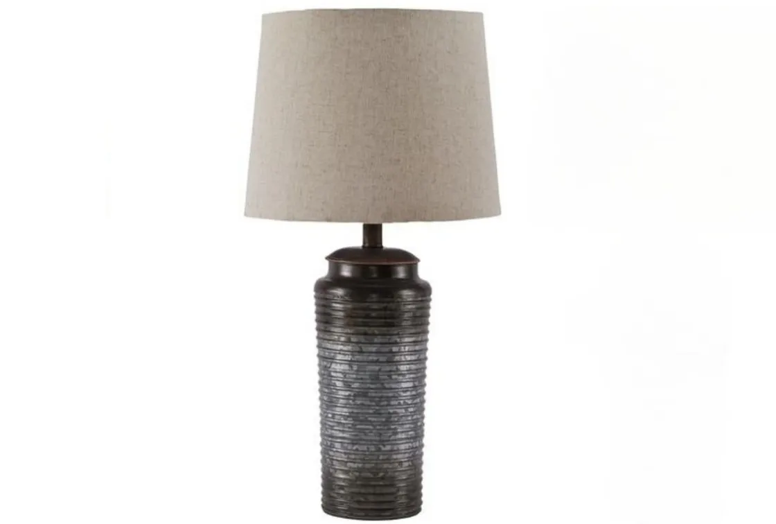 Mor Furniture Norbert Table Lamp In Gray