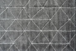 Mor Furniture Nube Halo Rug In Anthracite/Ivory, 5’ X 8’