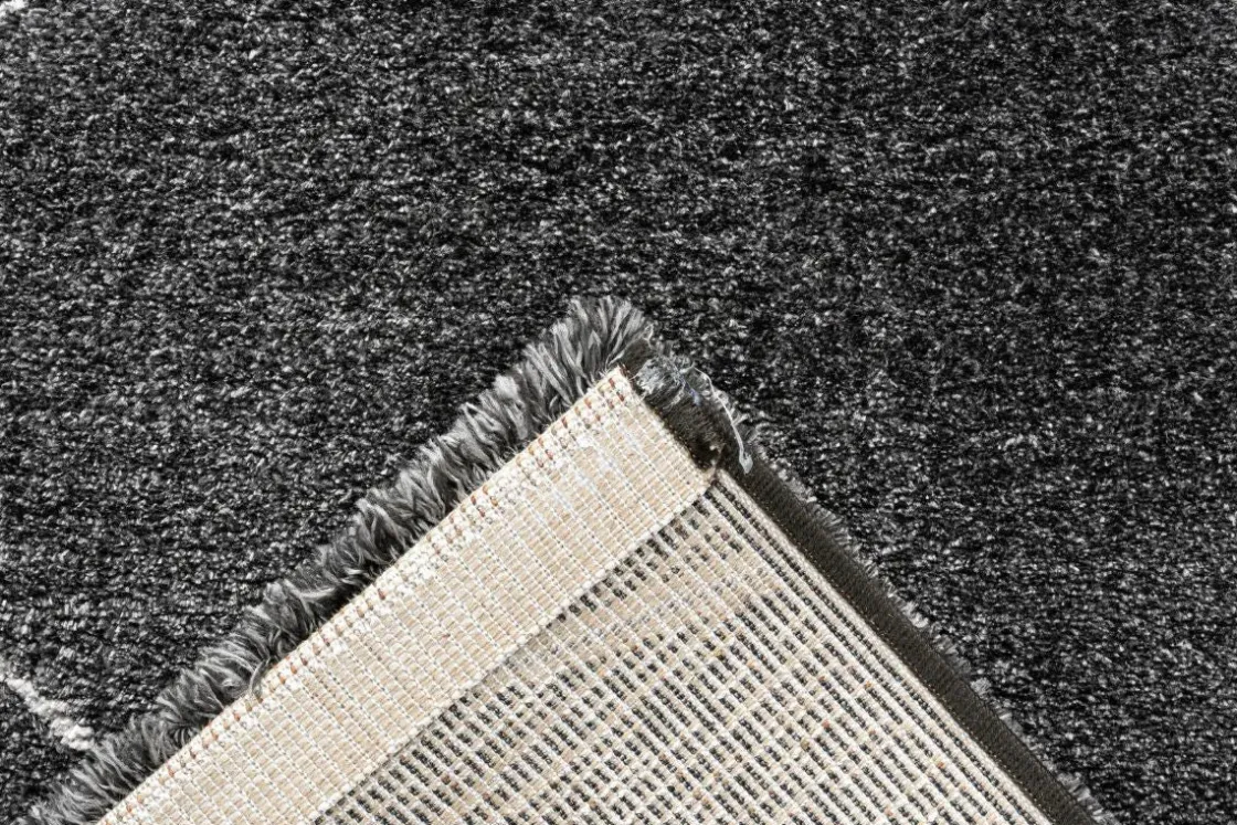 Mor Furniture Nube Halo Rug In Anthracite/Ivory, 5’ X 8’