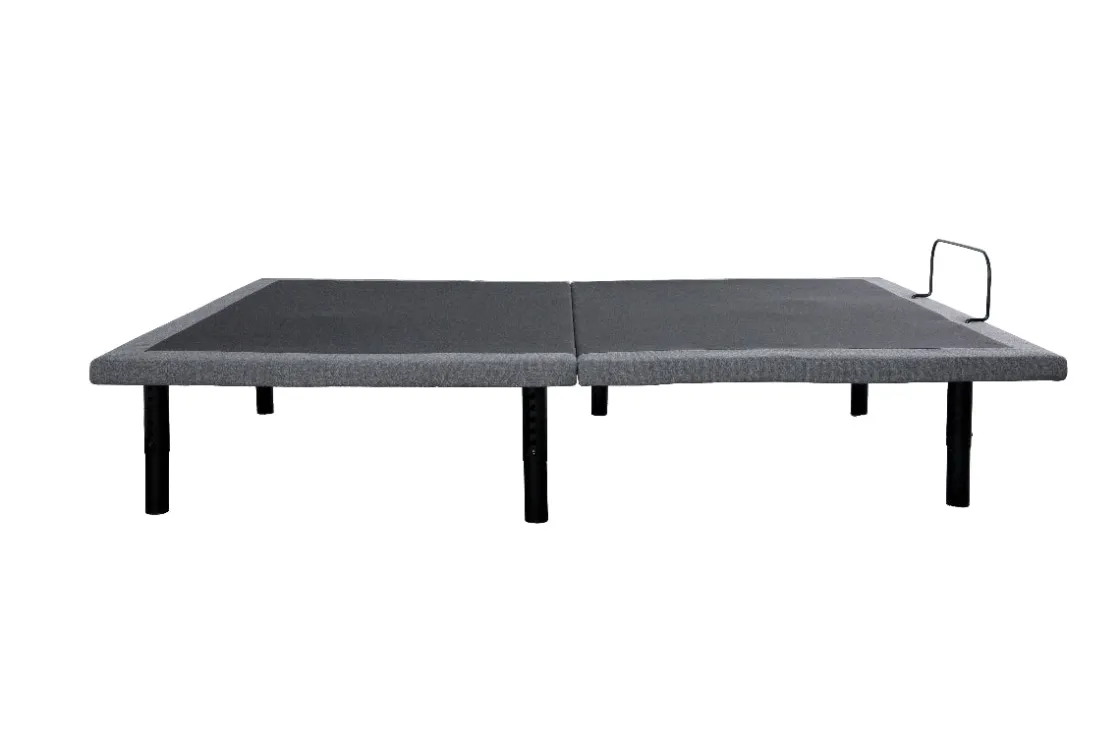 Mor Furniture Nupg400 Adjustable Foundation In Gray, Full