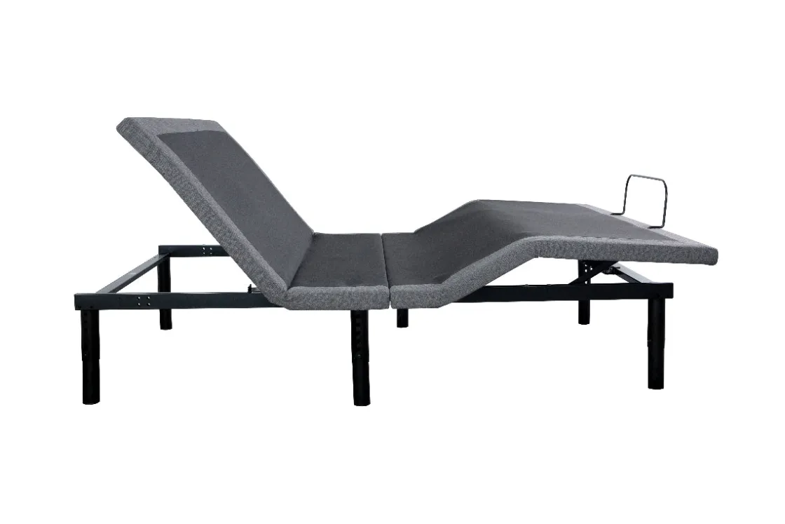 Mor Furniture Nupg400 Adjustable Foundation In Gray, Full