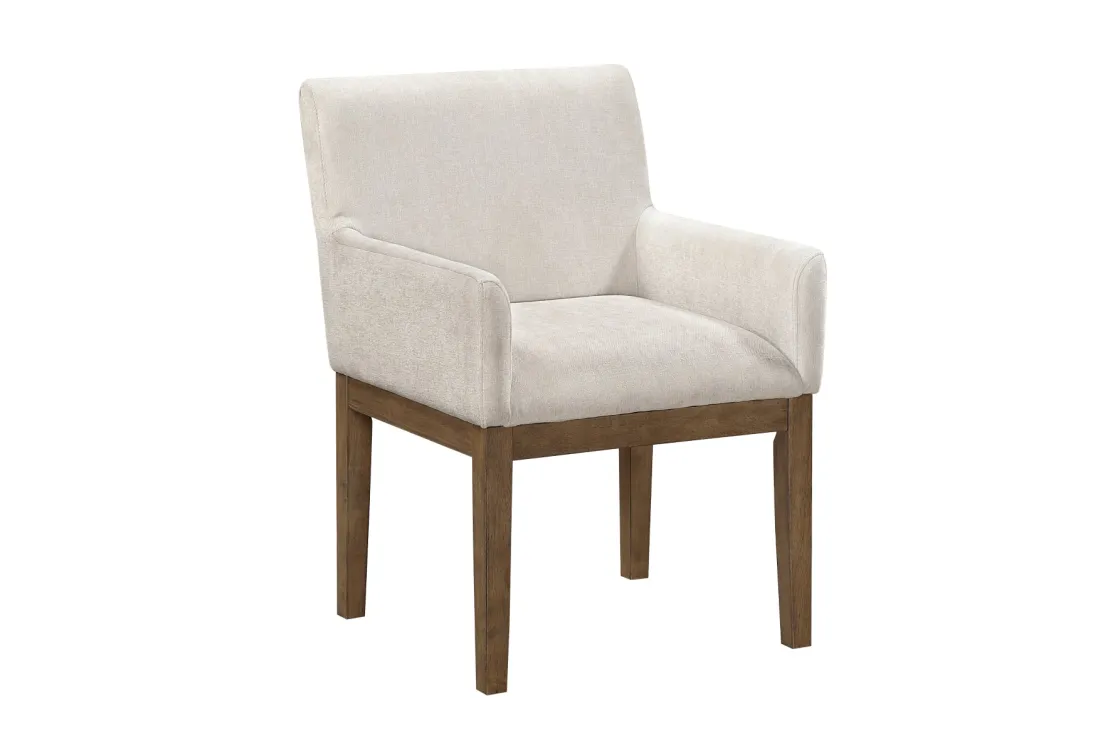 Mor Furniture Oaklyn Dining Table, 6 Chairs & 2 Arm Chairs In Brown