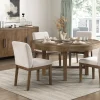 Mor Furniture Oaklyn Round Dining Table & 4 Chairs In Brown