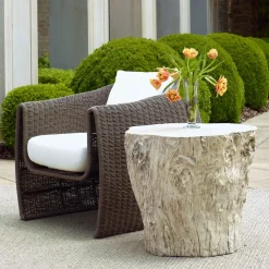 Mor Furniture Oakmont Outdoor End Table In Natural