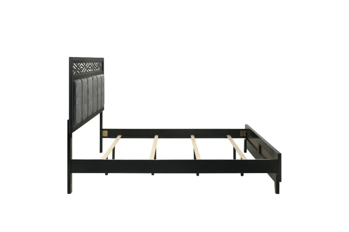 Mor Furniture Obsidian Panel Bed In , Queen