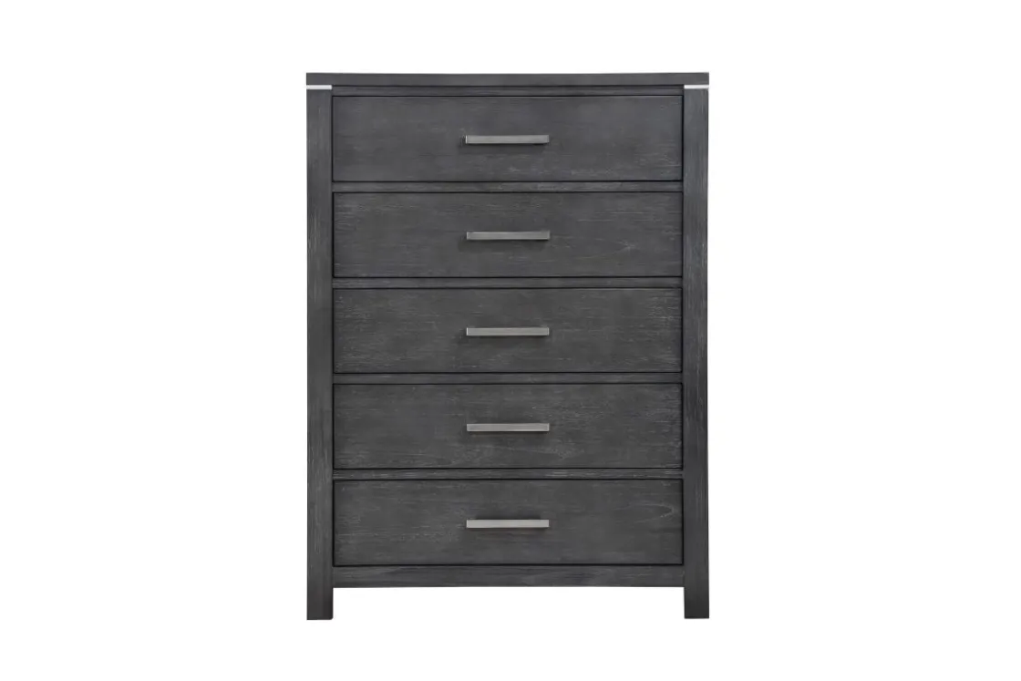 Mor Furniture Odessa Chest In Charcoal Gray
