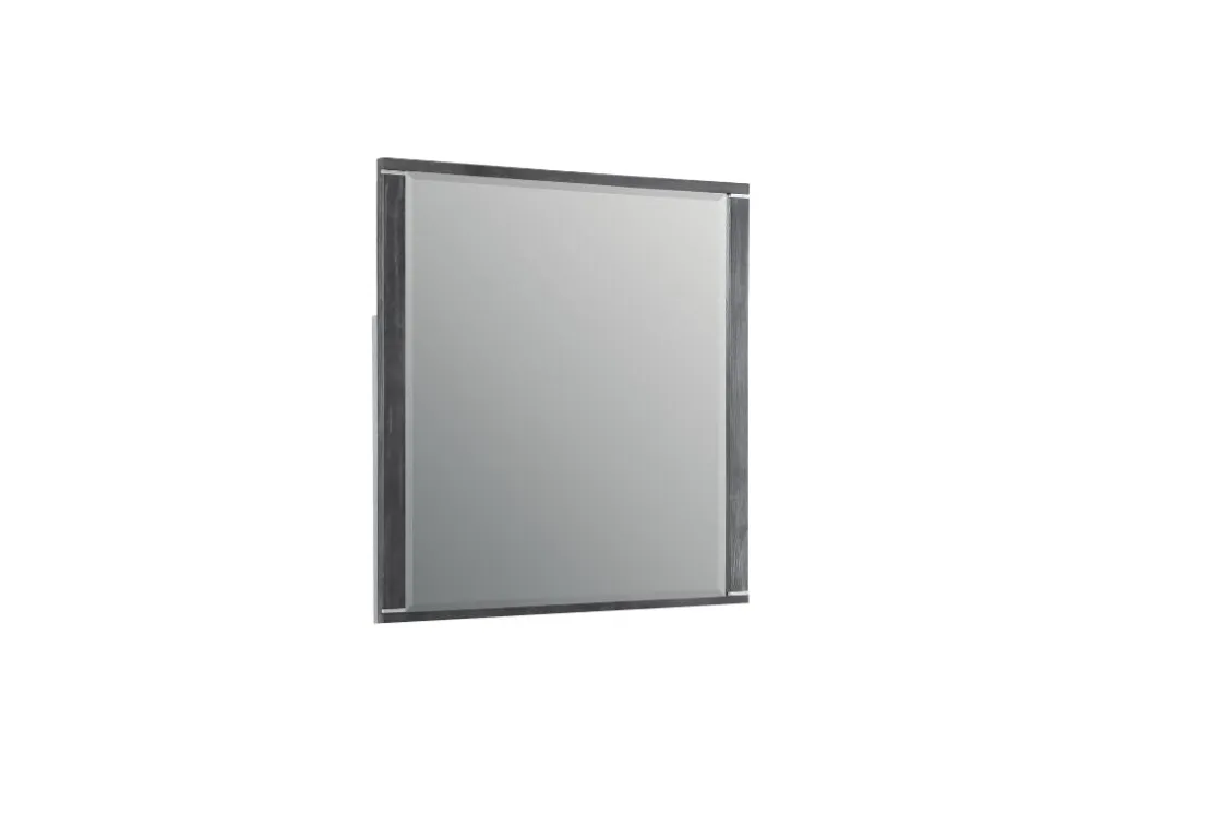 Mor Furniture Odessa Mirror In Charcoal Gray