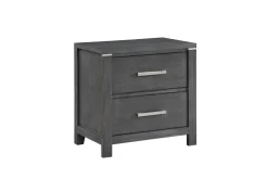 Mor Furniture Odessa Nightstand In Charcoal Gray