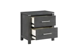 Mor Furniture Odessa Nightstand In Charcoal Gray