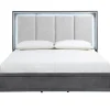 Mor Furniture Odessa Panel Bed In Charcoal, Queen