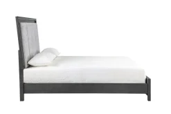 Mor Furniture Odessa Panel Bed In Charcoal, Queen