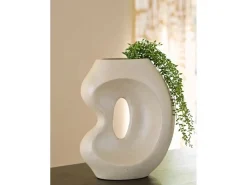 Mor Furniture Odion Small Vase In Beige