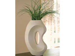 Mor Furniture Odion Small Vase In Beige