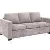 Mor Furniture Oliver Queen Sleeper Sofa W/ Mattress In Mistral Rabbit