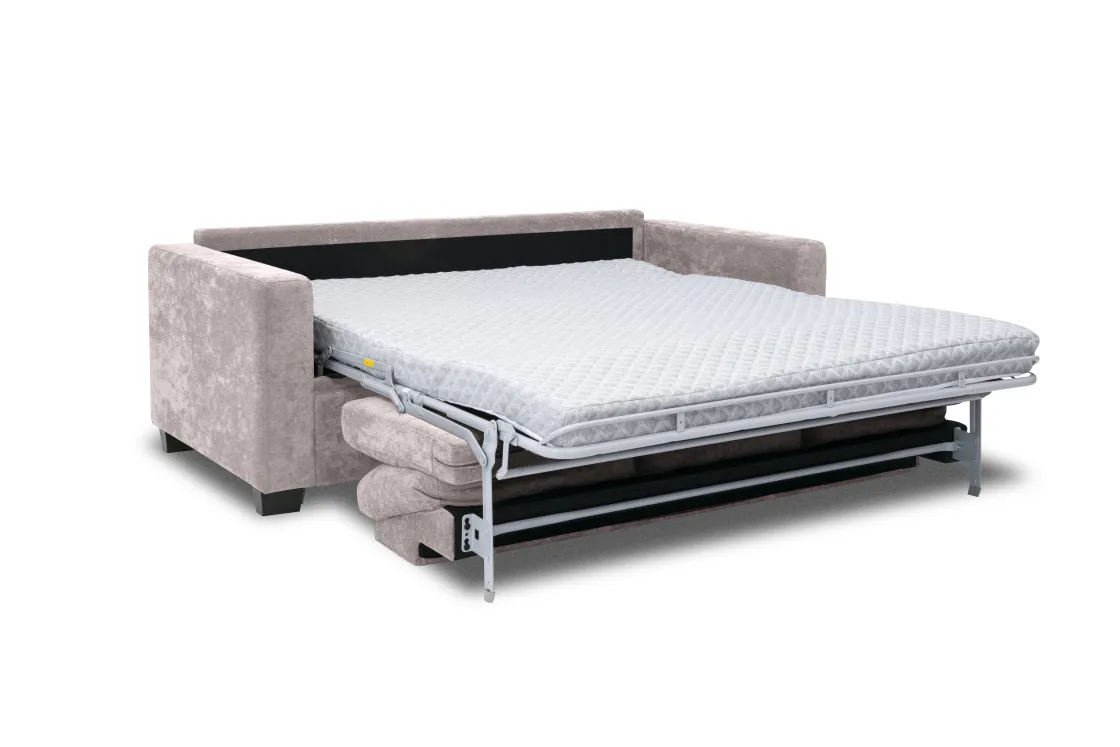 Mor Furniture Oliver Queen Sleeper Sofa W/ Mattress In Mistral Rabbit