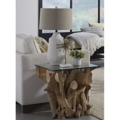 Mor Furniture One End Table In Warm Teak
