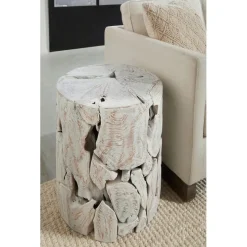 Mor Furniture One End Table In Warm Teak