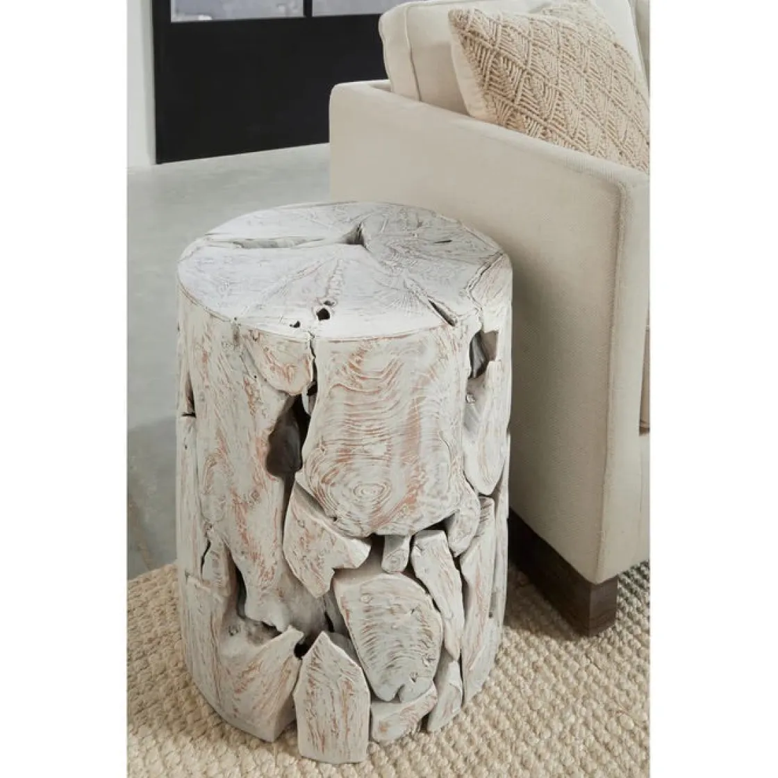 Mor Furniture One End Table In Warm Teak