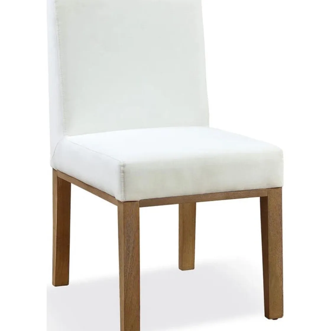Mor Furniture One Side Chair In Bisque, Woven Leather, Set Of 2