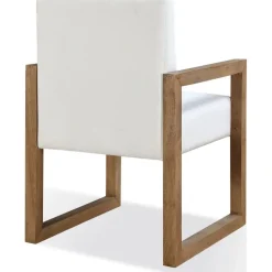 Mor Furniture One Upholstered Arm Chair In Bisque, Set Of 2