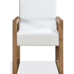 Mor Furniture One Upholstered Arm Chair In Bisque, Set Of 2