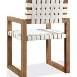 Mor Furniture One Upholstered Arm Chair In Bisque, Set Of 2